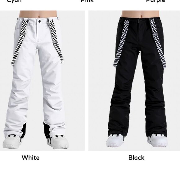 NWT SMN Women's Highland Bib Ski Pants in Black | Snow Wear - XS - Picture 5 of 7